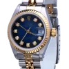 69173 Rolex Oyster Datejust Jubilee Gold Steel Blue Vignette Diamond Dial 26 mm 2