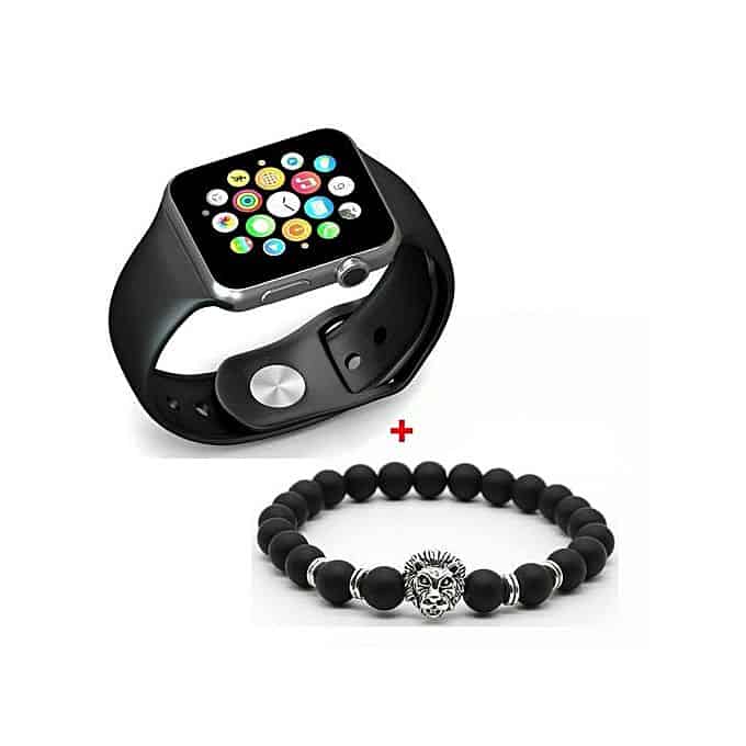 GT GT08 Smart Watch Montre Connectée avec carte sim - SILVER + Bracelets Lion Elegance