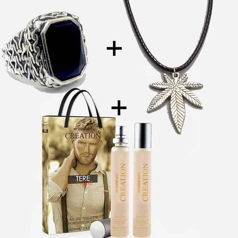 Parfum Importé de Turquie avec Collier Marijuana et Bague  - E Achat Maroc | Montres, Parfum, Chaussures, vêtements, maison, beauté