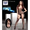 Short Sleeve Circle Pattern Mesh Bodystocking 8921