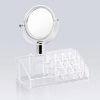 organiser stylish makeup cosmetics jewelry organizer vanity box with handy plug in 2 way magnification makeup mirror 4