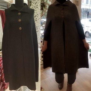 pancho gris foncé instagrame