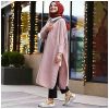 Tunique Pull longue en maille Tricot Disponible en plusieurs couleurs Taille Standard couleur moutard hijab rose