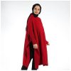 cape tricot femme maroc carreaux rouge