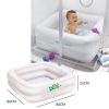 Baignoire gonflable pour bain de bébé 0 à 3 ans 86cm x 86 cm x 25cm