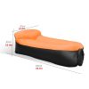 Canapé Relax Gonflable avec Sac de Rangement pour Camping Piscine Plage Jardin maroc plage orange dimension