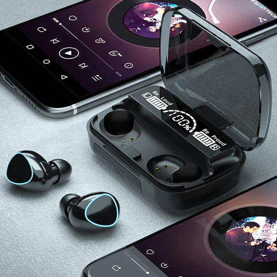 Ecouteurs sans fil AirPods M10 TWS Bluetooth 5.1 Casque Sans Fil Power Bank Headphones M10 سماعة ديجيتال العالمية