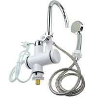 instant electric shower water heater hot faucet kitchen tap heating instantaneous portable tankless