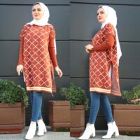 Cape Trikot Long Orange - كاب تركي كابات عالية الجودة وبألوان زاهية تناسب جميع الأذواق maroc hijab solde