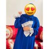 Abaya de Priere avec Chale Couleur Bleu عباية صلاة بالشال لون ازرق 3abaya maroc top 3abaya bleu ciel Ramadan