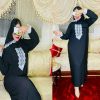 Abaya de Prière avec Châle Couleur Noir عباية صلاة شال لون اسود maroc ramadan top 1