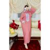 Abaya de Priere avec Chale Couleur Rose عباية صلاة بالشال لون Tarawih maroc top confortable