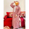 Abaya de Prière avec Châle Couleur Rose عباية صلاة بالشال لون Tarawih maroc top confortable ramadan