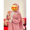 Abaya de Prière avec Châle Couleur Rose عباية صلاة بالشال لون Tarawih maroc top confortable top
