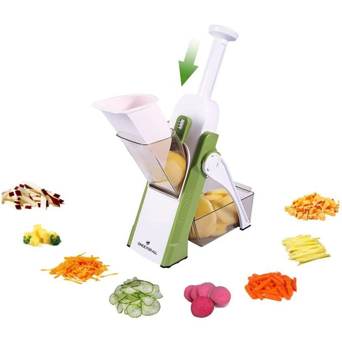 Coupe-Légumes Ultra Rapide Mandoline Cutter Safe Slice قطاعة خضر وفواكه مبتكرة وسهلة frites