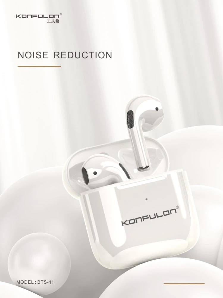 Konfulon Headphone Earbuds BTS-11 Écouteurs Bluetooth Sans Fils Super Qualité IOS Android جودة عالية تشتغل على جميع الأجهزة top maroc prix