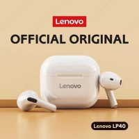 Lenovo LivePods LP40 Ecouteurs sans TWS, Tactile, Double Stéréo Etanche AirPods Android IOS سماعات أصلية بلوتوث maroc casablanca
