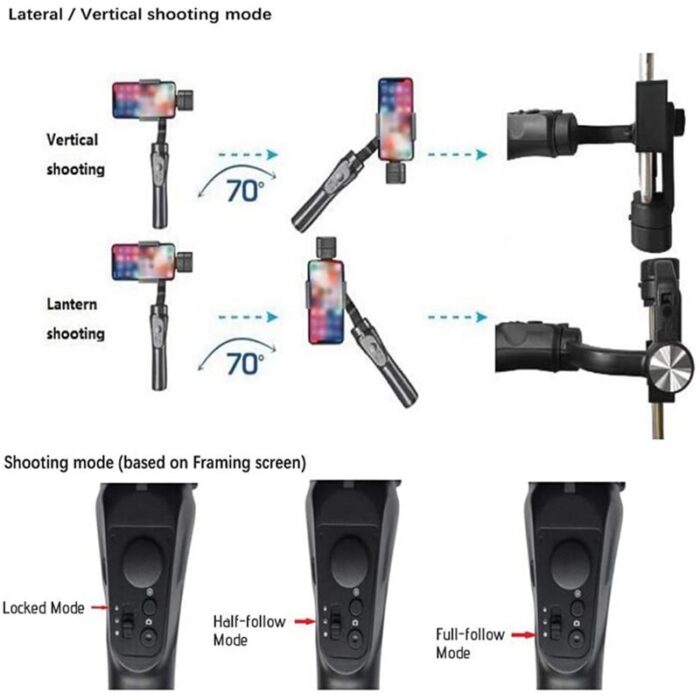 3-Axis Handheld Gimbal – Stabilisateur De Smartphone À Cardan Portable - YaYi Business