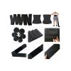 حزام شد عضلات البطن 5 متر للنساء والرجال Ceinture abdominale amincissante Bande 5 metres pour femme et homme maroc gaine noir
