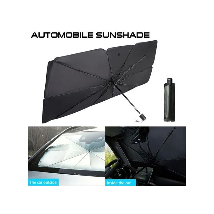غطاء واقي من الشمس الزجاج الأمامي مظلة قابلة للطي Pare-soleil Parapluie Pliable Voiture, Protection solaire UV
