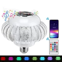 Lampe Musicale colorée à lumière LED, ampoule Bluetooth haut-parleur éclairage de fête موسيقى مصباح لمبة بلوتوث