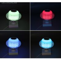 Lampe Musicale coloree a lumiere LED ampoule Bluetooth haut parleur eclairage de fete موسيقى مصباح لمبة بلوتوث baffe top