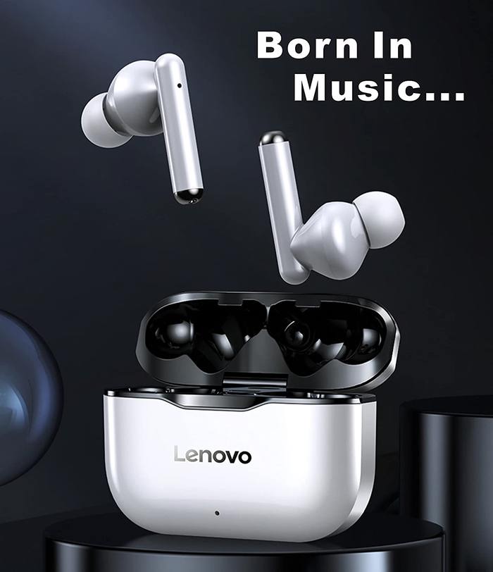 Lenovo Ecouteursoriginal sans fil Livepods LP1 TWS Bluetooth 5.0 double stéréo réduction du bruit Tactile Android IOS سماعات أصلية بلوتوث casque kit main libre maroc casablanca (2)