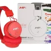 Nia Casque Q8 Original Bluetooth Android IOS Avec Lecteur Micro SD FM Radio Micro integre couleur Rouge سماعة بلوتوث pubg 1