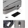Sac a dos etanche multifonctionnel pour hommes chargement USB Business PC Portable Voyage Affaire Scolaire maroc prix Cartable gris ordinateur ecolde
