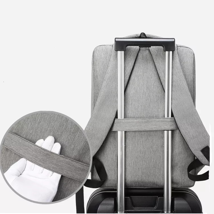 Sac a dos etanche multifonctionnel pour hommes chargement USB Business PC Portable Voyage Affaire Scolaire maroc prix Cartable gris protection ecole - Sac à dos Cartable multifonctionnel pour hommes, chargement USB, Business PC Portable, Voyage, Affaire, Scolaire - Gris