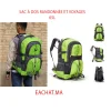 sac a dos randonnee voyage escalade 65L vert maroc prix solde montage 65L حقيبة ظهر للسفر والتخييم 