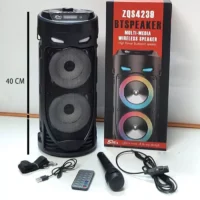 BT SPEAKER ZQS 4239 Haut Parleur Bluetooth Portable Karaoke Microphone maroc prix solde baff
