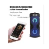 Grand Haut Parleur Bluetooth MP3 USB Radio FM BT Speaker ZQS Bleu maroc prix solde telecommande puissant fes tanger