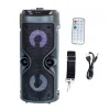 Grand Haut Parleur Bluetooth MP3 USB Radio FM BT Speaker ZQS Noir maroc prix solde telecommande bande