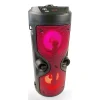 Grand Haut Parleur Bluetooth MP3 USB Radio FM BT Speaker ZQS Rouge maroc prix solde indication lumiere
