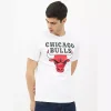 T shirt Chicago Bulls NBA Homme Couleur Blanc maroc casablanca solde sayf promo