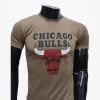 T shirt Chicago Bulls NBA Homme Couleur Marron Maroc prix solde ete tshirt sayf rjal slip usine