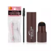 Eyebrow Stamp Kiss Beauty Kit Poudre Faconnage Sourcils Resistante a lEau et Transpiration prix maroc casablanca maskara 1