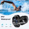 Montre Smartwatch F13, Etanche IP67, Capteur Température, Fréquence Cardiaque, Sommeil, Saturation Oxygène Sanguin maroc sport natation