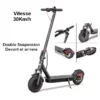 Trottinette Electrique Pro double suspension avant et suspension arriere 3 vitesses 30kmh 350w Maroc prix casablanca Ma Trottinette Electrique Pro double suspension avant et suspension arriere 3 vitesses 30kmh 350w Maroc prix casablanca Ma
