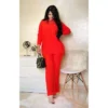 Ensemble pantalon tricot taille standard rouge prix maroc solde promo casablanca rabat tanger