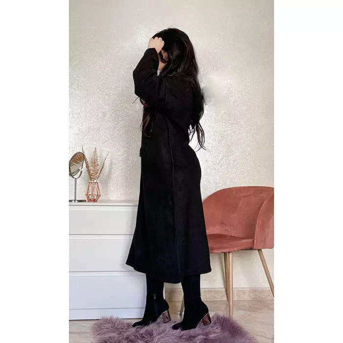 jellaba femme chaude hiver marocaine mekhzania chic taille standard noir casablanca rabat tanger khouribga fes marrakech prix maroc