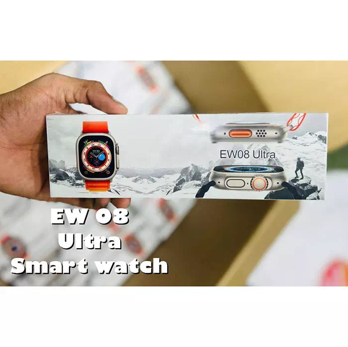 EW08 ULTRA SmartWatch Serie 8 prix maroc Montre connectee rabat Bluetooth frequence cardiaque SPO2 thermometre et mode multisport Compatible avec Android et IOS