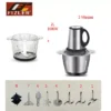 Hachoir Electrique fizler Germany prix maroc 2 Bols 2L Inox Et Verre Avec Tout Accessoires لالة الحادكة وعاء زجاجي و اينوكس 3 vitesses Hachoir Electrique fizler Germany prix maroc 2 Bols 2L Inox Et Verre Avec Tout Accessoires لالة الحادكة وعاء زجاجي و اينوكس 3 vitesses