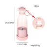 Mixeur Blender Portable Sans Fil Smoothie Fruits gym Rechargeable par USB Couleur Rose maroc prix solde