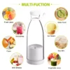 juicer Mixeur Blender Portable Sans Fil Smoothie Fruits gym Rechargeable USB Couleur Blanc maroc prix solde rabat kenitra tanger presse agrumes solde