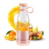 juicer Mixeur Blender Portable Sans Fil Smoothie Fruits gym Rechargeable par USB Couleur Rose maroc prix solde rabat kenitra tanger presse agrumes