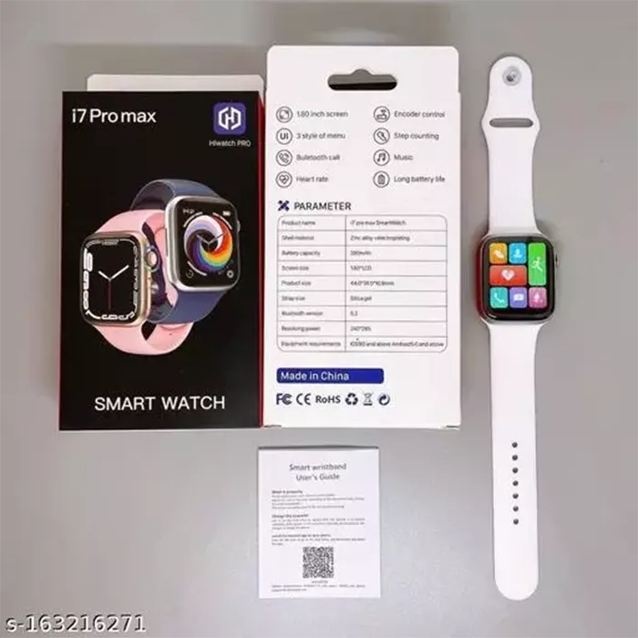 smartwatch i7 Pro Max Smart Watch Series 7 montre connectee maroc prix solde Blanche aliexpress alibaba