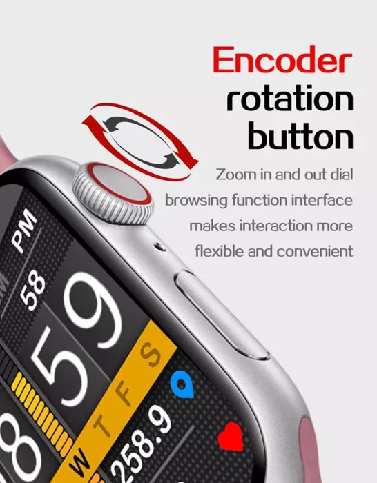 smartwatch i7 Pro Max Smart Watch Series 7 montre connectee maroc prix solde marrakech 546x700 - Smartwatch i7 Pro Max Serie 7 Etanche IP67 Sport Fréquence Cardiaque et de Sommeil - Couleur Rose