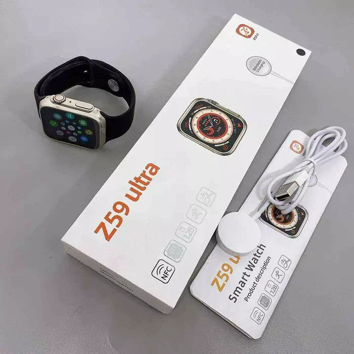 smartwatch serie 8 Z59 montre connecte maroc prix solde casablanca rabat livraison gratuite noir reelle 1
